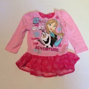 Disney Frozen Anna Olaf Hi Low Top 2T